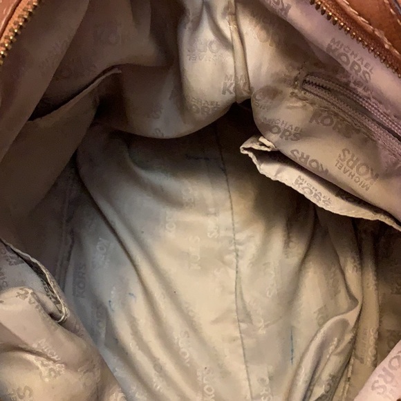 Michael kors leather cognac purse - Picture 2 of 4